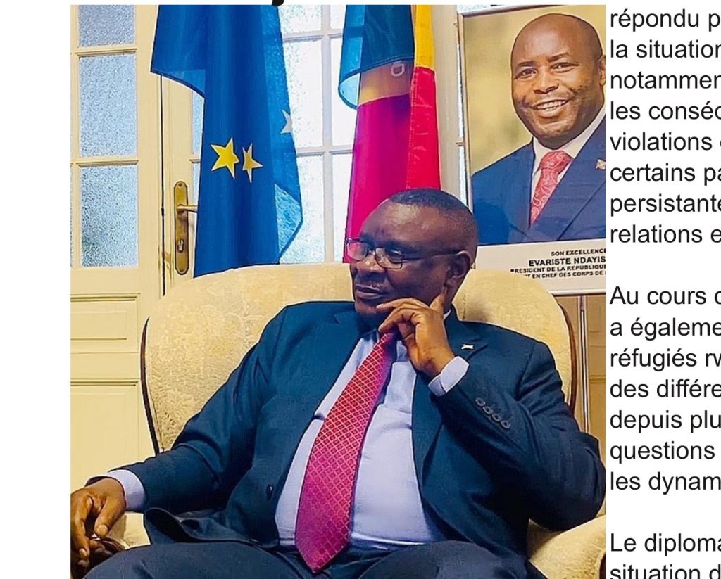 Burundi-Rwanda, les déclarations de l'ambassadeur Therence Ntahihaja relancent le débat sécuritaire régional