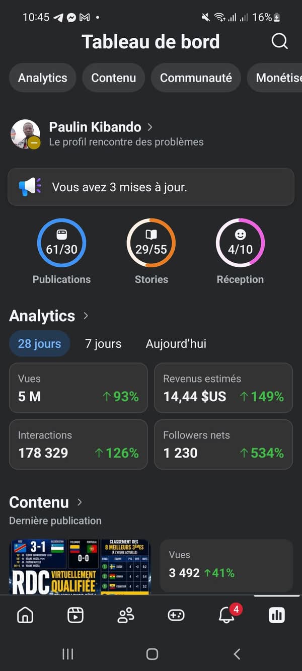 RDC : la monétisation Facebook prend de l'ampleur, les créateurs congolais appelés à saisir l'opportunité