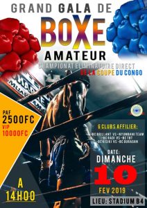 Dimanche 10 février 2019, très grand jour pour la boxe de Bukavu.