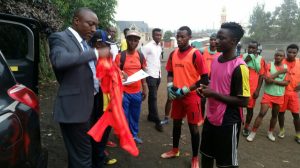 Ecofoot Nyiragongo-Goma: des équipements réceptionnés par les joueurs.