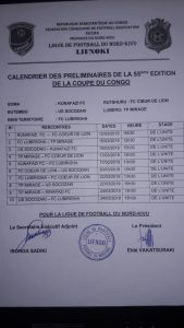 55ème Coupe du Congo-Nord-Kivu: voici le calendrier complet.