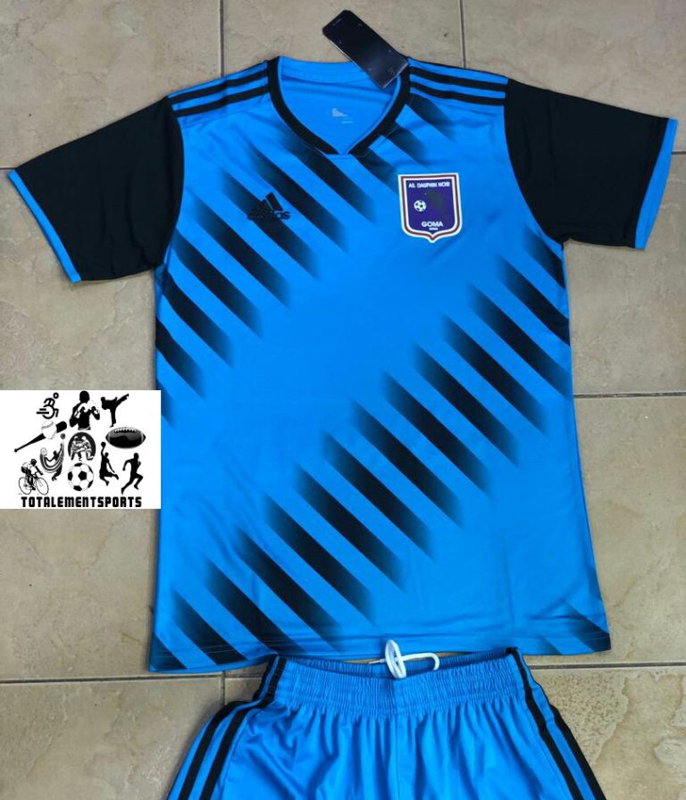Goma: voici les maillots de l&rsquo;A.S Dauphin Noir pour la nouvelle saison