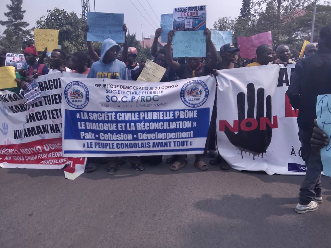 Goma :La société civile plurielle interpelle le représentant du secrétaire général de l'ONU en RDC sur les sanctions sélectives contre les leaders de l'AFC-M23