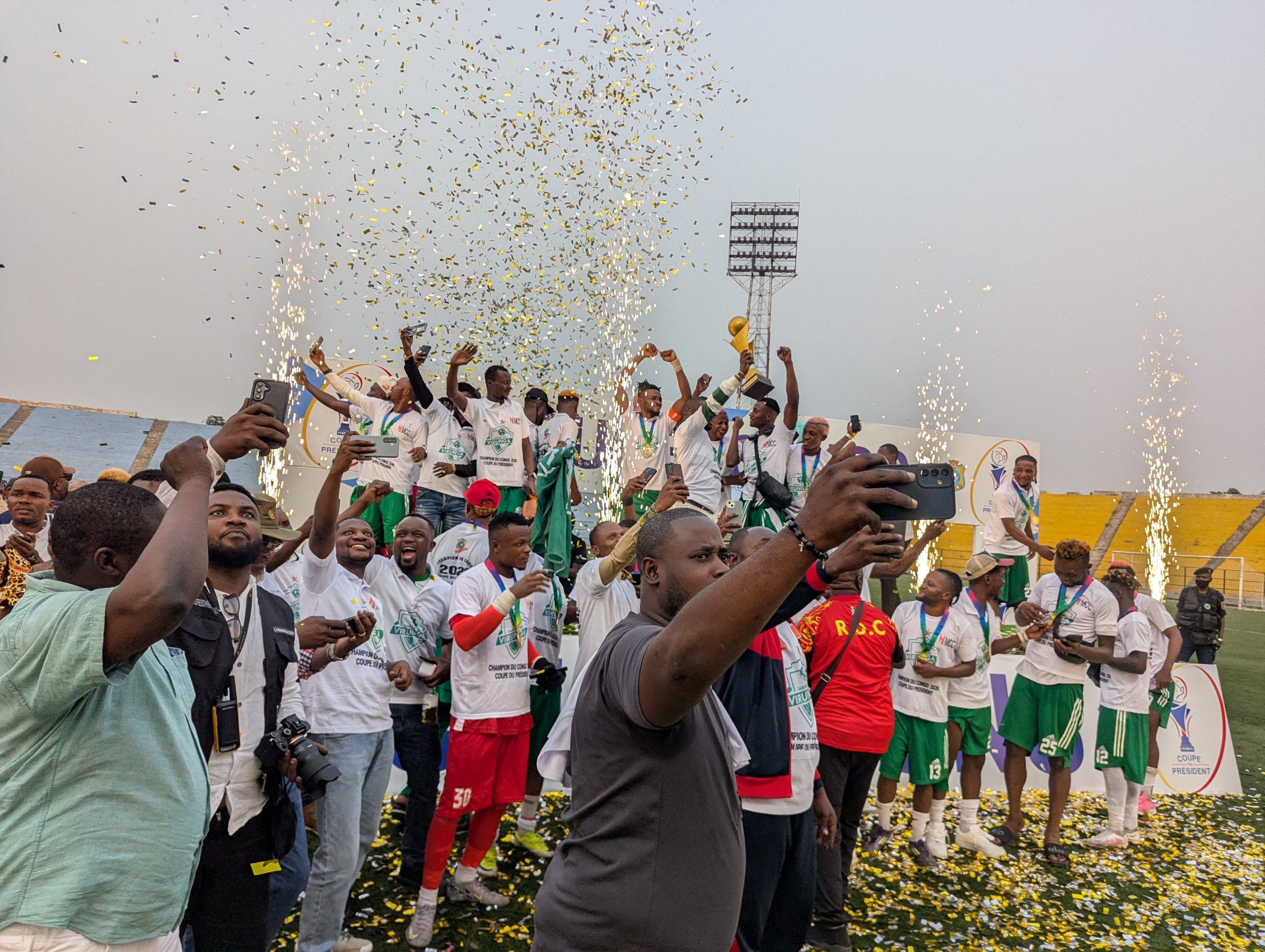 Coupe du CONGO: Daring Club Virunga, fièrement représentant de la ville de Goma, a triomphé lors de la 60e édition.