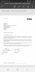 Crash à Goma: le message de condoléances de la FIFA à la RDC
