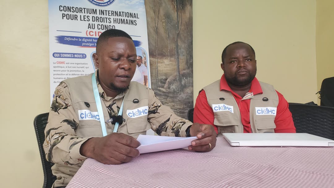 GOMA – Consortium International pour les Droits humains au Congo (CIDHC) a récemment publié un communiqué