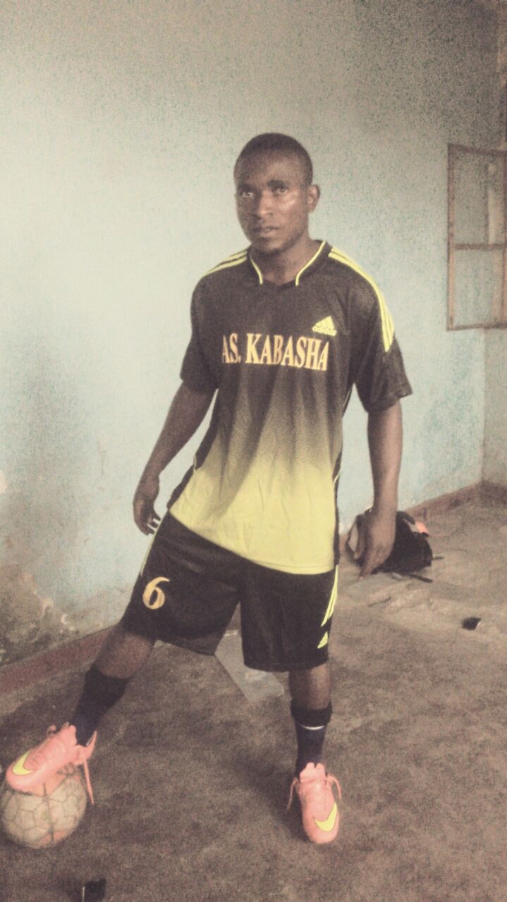 Portrait de Kakule Mahamba Prince dit Kapema,capitaine de l&rsquo;As Kabasha
