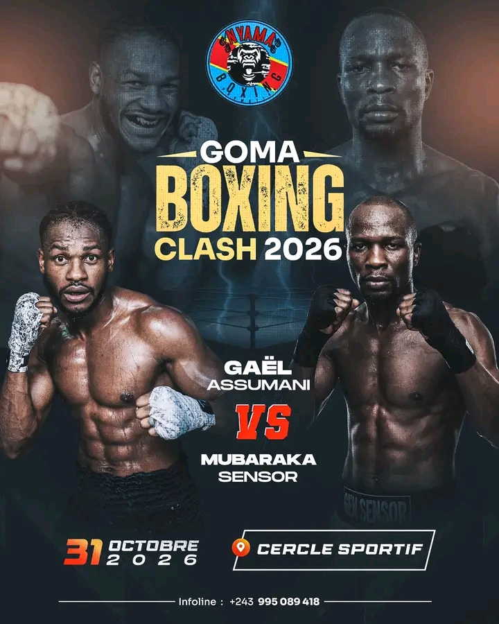 Boxe à Goma : Gaël Assumani attendu face à l’Ougandais Mubaraka Seguya fin septembre