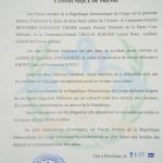 FARDC : Sylvain Ekenge revient aux affaires et signe le communiqué sur le crash de Kenge