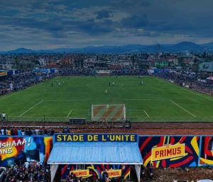 Stade de l’Unité, à Goma. Photo publiée par Daniel Bisibu (Daniel dab officiel) avec son compte rendu du 24 septembre 2026.