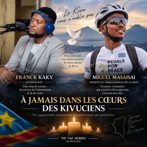 Nord-Kivu : Franck Kaky et Miguel Masaisai, deux destins qui plongent la jeunesse du Kivu dans le deuil