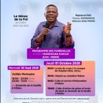 Programme des funérailles du pasteur Mungwana Kakule Jean-Pierre. Source : Eglise Arche de l’Alliance Goma.