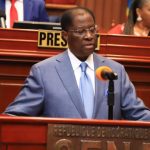 Alexis Thambwe Mwamba, ancien président du Sénat de la RDC